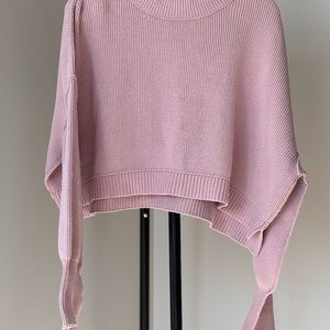 Free People Mauve Crew Neck Sweater